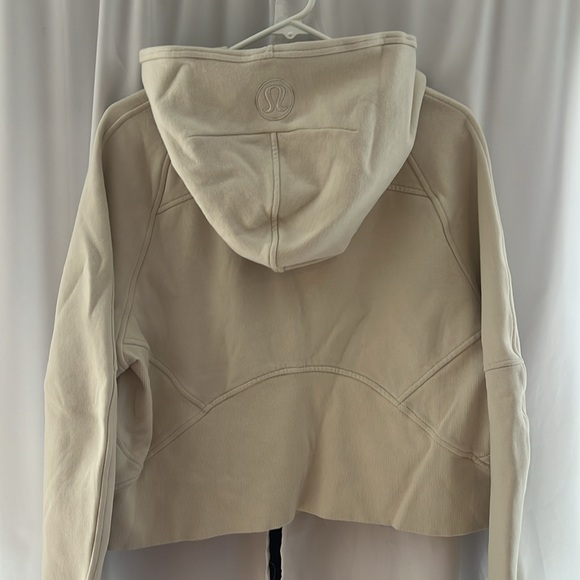 Lululemon Scuba oversized half-zip hoodie, weathered bone, size M/L - Picture 5 of 6
